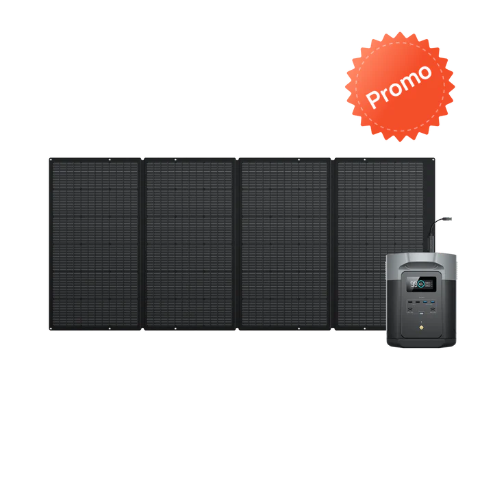 Ecoflow DELTA 2 Max zonnegenerator (PV400W) Combipakket