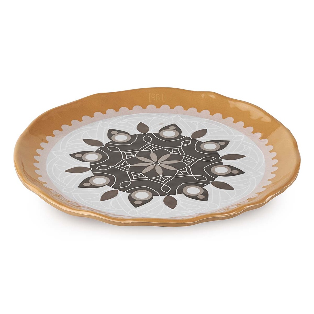RBL bord 22 cm (zalm)