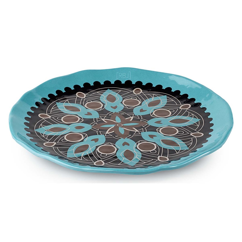 RBL bord 27cm (blauw)