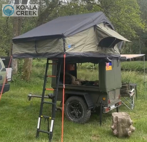KOALA CREEK GROENE ® TEIDE 160L-V2 WANDERLUST DAKTENT met ondertent