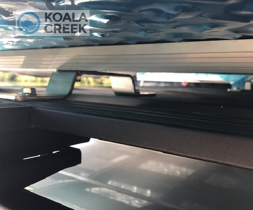 KOALA CREEK® Universele RVS daktent steunset a 4 stuks
