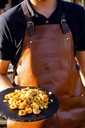 TiGER FiRE Leather apron cognac