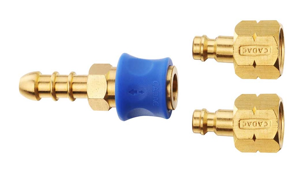 [338-1] Cadac Quick relaese coupling (2 connections) 8mm 
