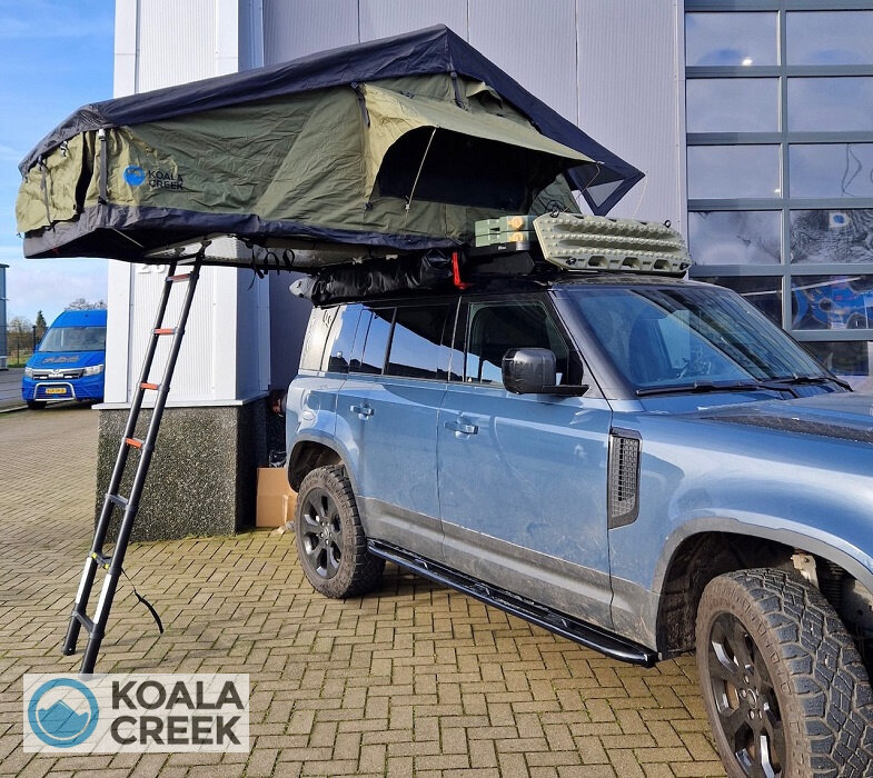 KOALA CREEK® TEIDE 160L-V2 OVERLANDER DAKTENT DONKERGRIJS (Ranger Green)