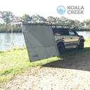 KOALA CREEK® EXPLORER combinatie van luifel zijwand – voorwand 200 x 200 cm. 
