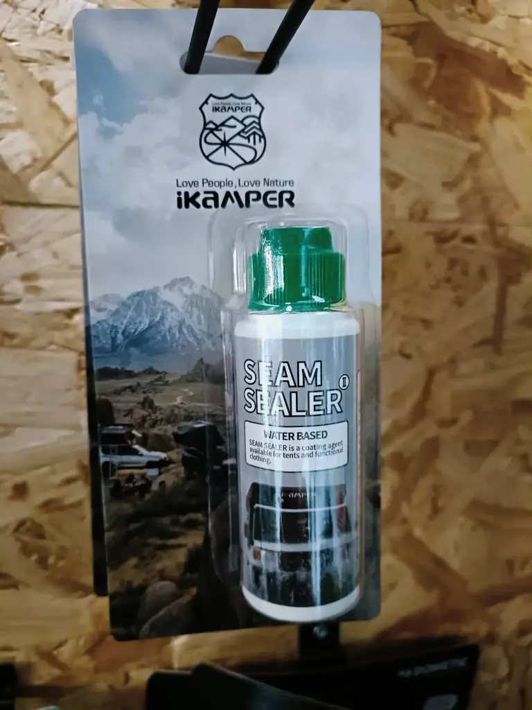 Tent Seam Sealed