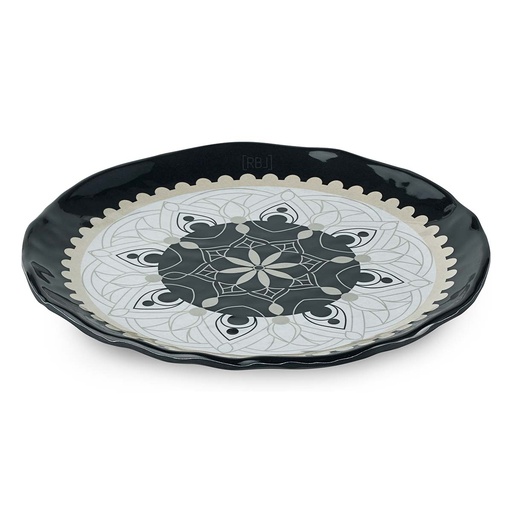 [500048] RBL bord 22 cm(zwart)