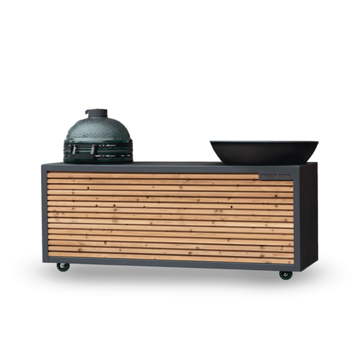 [6090910777707] TiGER FiRE Black Kitchen Kamado