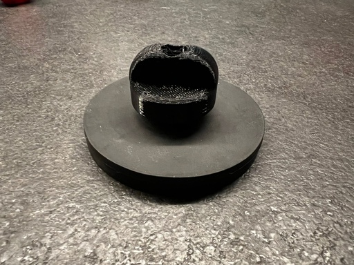 Magneet met schroefdop.