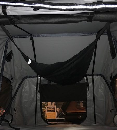 [R79:KCHB] KOALA CREEK® 140 – 160 cm. daktent bagage hangnet