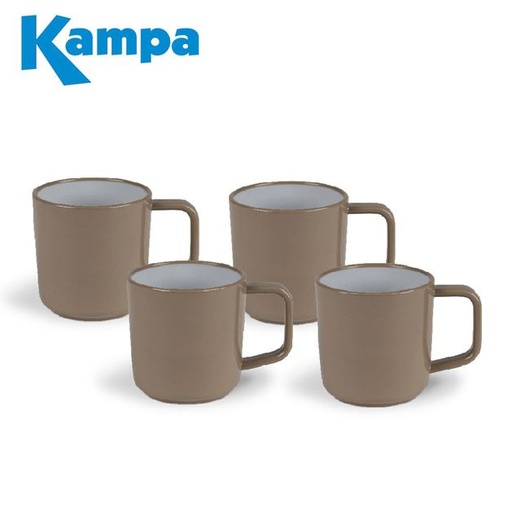 [9120001347] Kampa Coffee 4pc Mug Set (nieuwe naam Farmhouse)